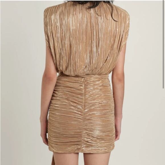 NWT NEW Sabina Musayev Blake Mini Dress in Pecan - Picture 3 of 6
